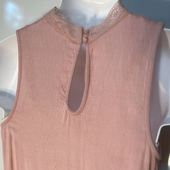 Xhilaration SZ M Soft Pink Lace Coquette Feminine Romantic Boho Fairy - Picture 4 of 4